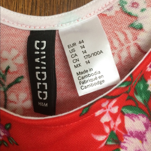 H & M Summer Dress Size Lg. 😊3/$40 - Picture 5 of 6